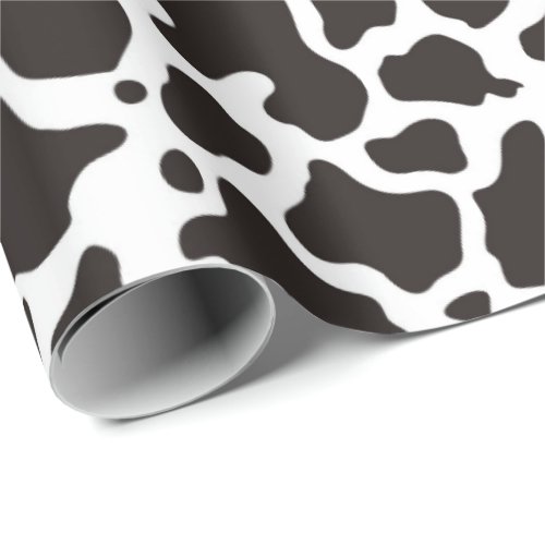 Cow pattern background wrapping paper