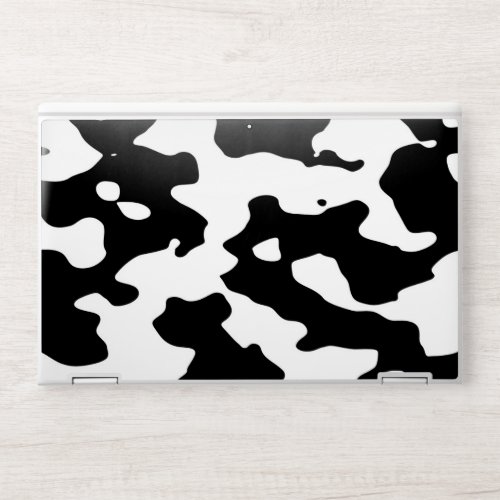 Cow Pattern Black and White HP Laptop Skin