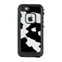 Cow Pattern Black and White LifeProof FRĒ iPhone SE/5/5s Case