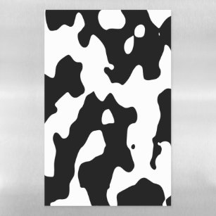 Cow Pattern Black and White Magnetic Dry Erase Sheet