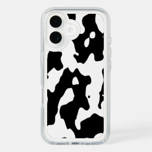 Cow Pattern Black and White  iPhone 16 Case