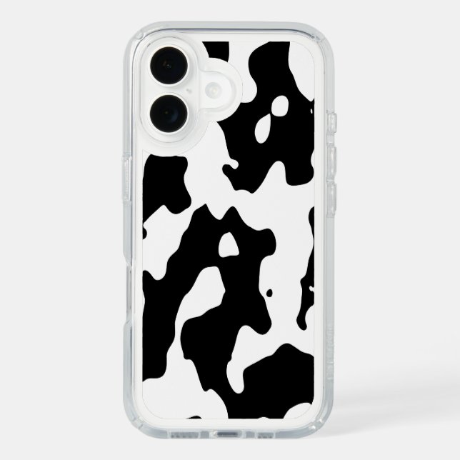Cow Pattern Black and White  Speck iPhone Case (Front)