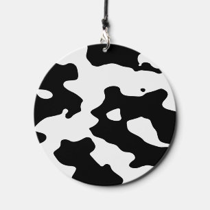 Cow Pattern Black and White Wind Chime