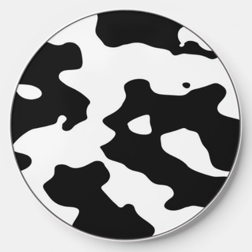 Cow Pattern Black and White  Wireless Charger