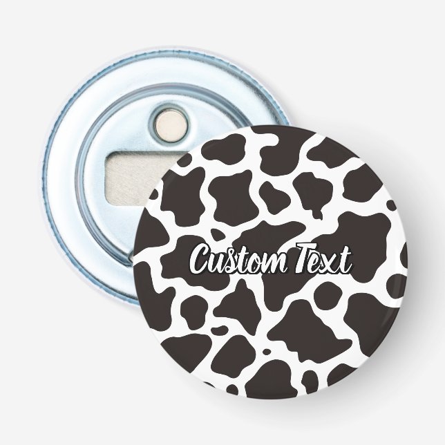 Cow Pattern Bottle Opener (Front)