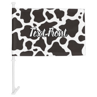 Cow Pattern Car Flag