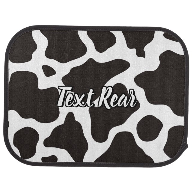 Cow Pattern Car Mat (Rear)