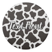 Cow Pattern Eraser (Front)