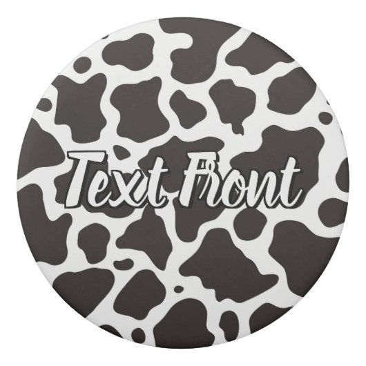 Cow Pattern Eraser (Front)