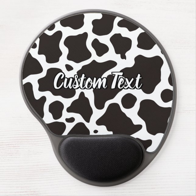 Cow Pattern Gel Mouse Pad (Front)