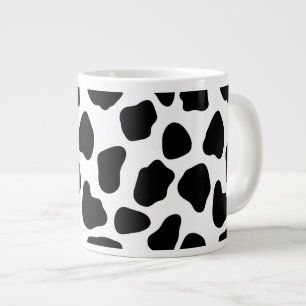 Cow pattern giant coffee mug