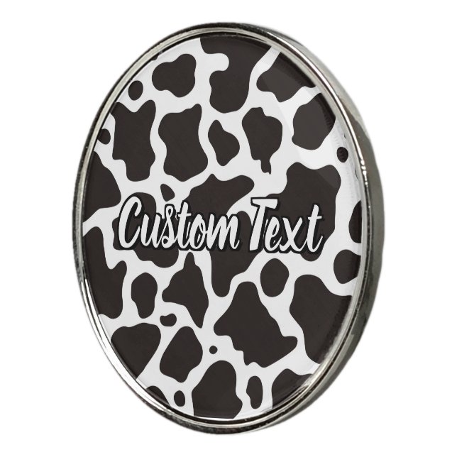 Cow Pattern Golf Ball Marker (3/4)