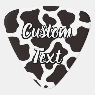 Cow Pattern Guitar Pick