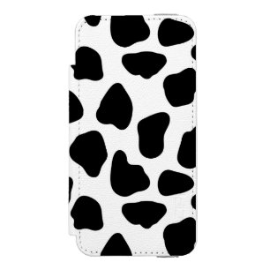 Cow pattern wallet case for iPhone SE/5/5s