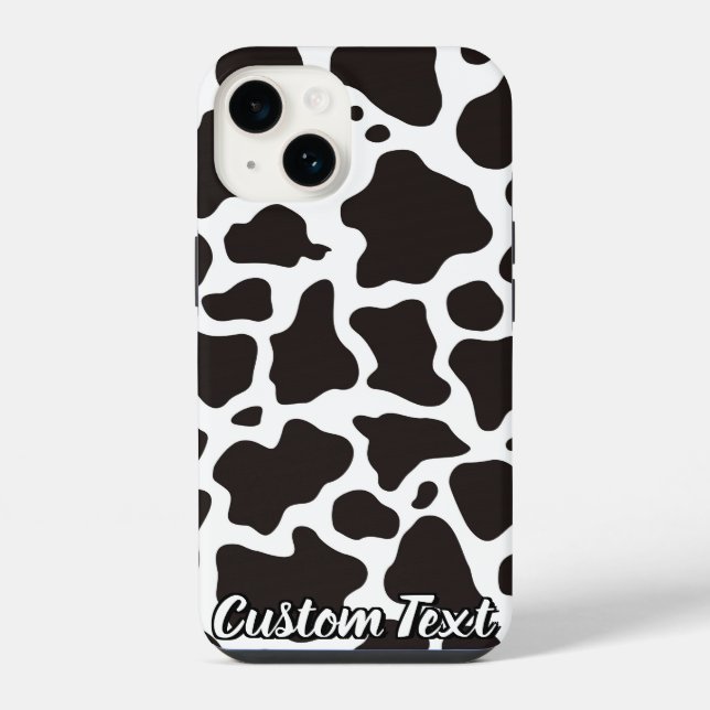 Cow Pattern Iphone Case (Back)