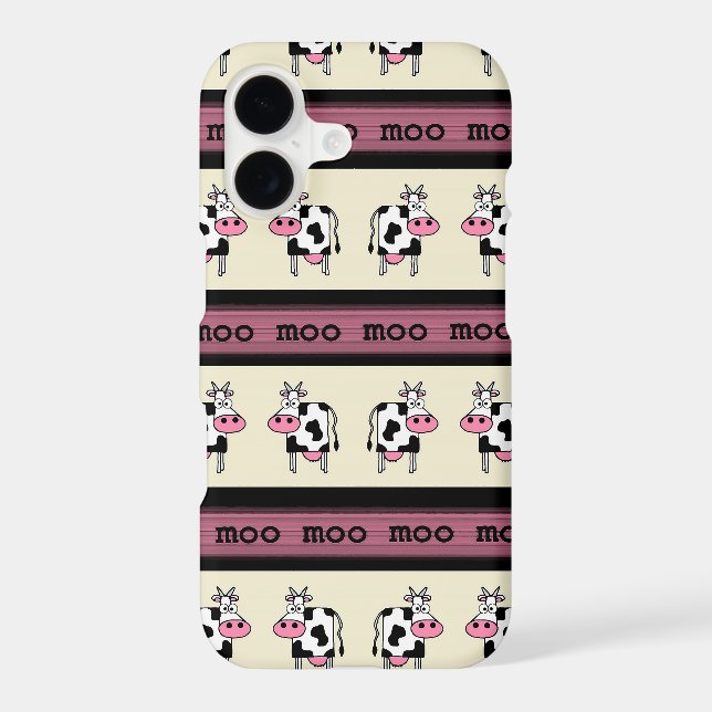 Cow Pattern Iphone Case (Back)