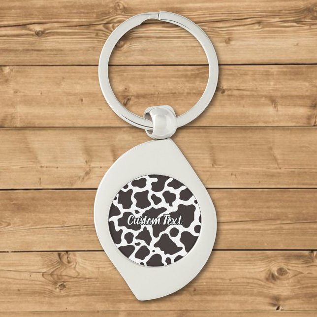 Cow Pattern Keychain (Creator Uploaded)