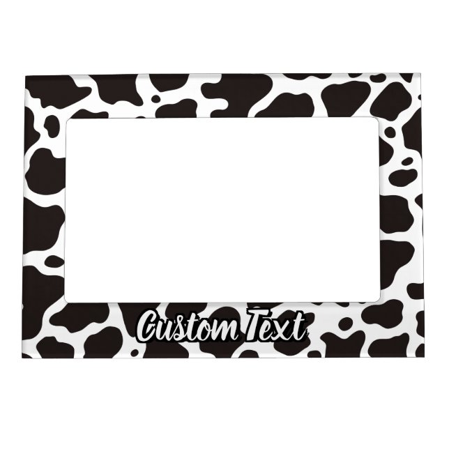 Cow Pattern Magnetic Picture Frame (Front)
