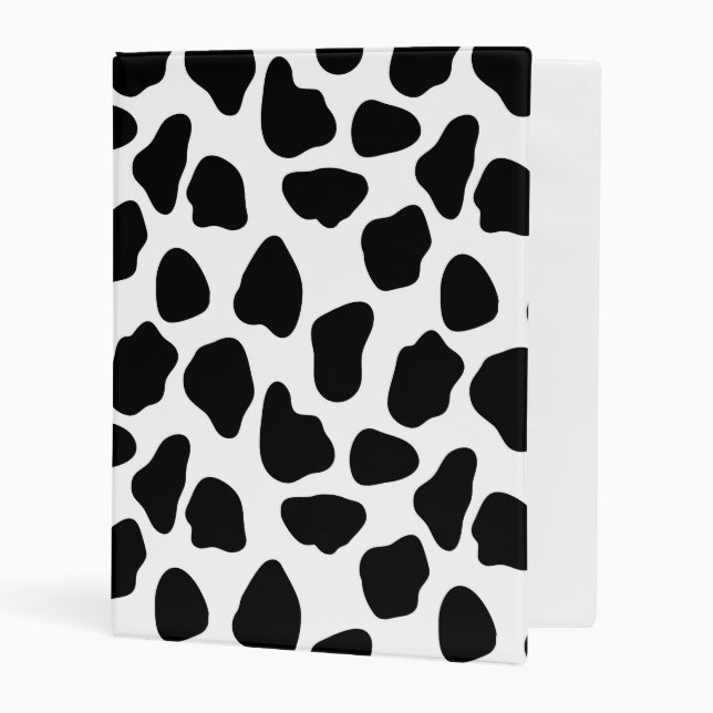 Cow pattern mini binder (Front/Inside)