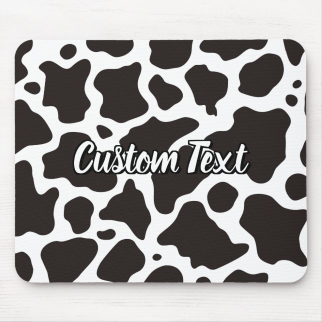 Cow Pattern Mouse Pad (Front)