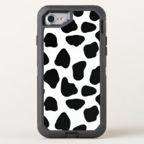 Cow pattern OtterBox defender iPhone SE/8/7 case