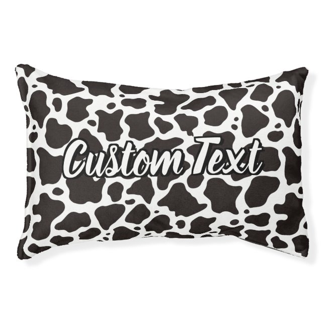 Cow Pattern Pet Bed (Front)