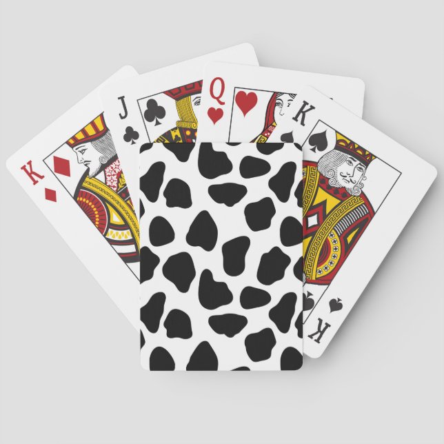 Cow pattern poker cards (Back)