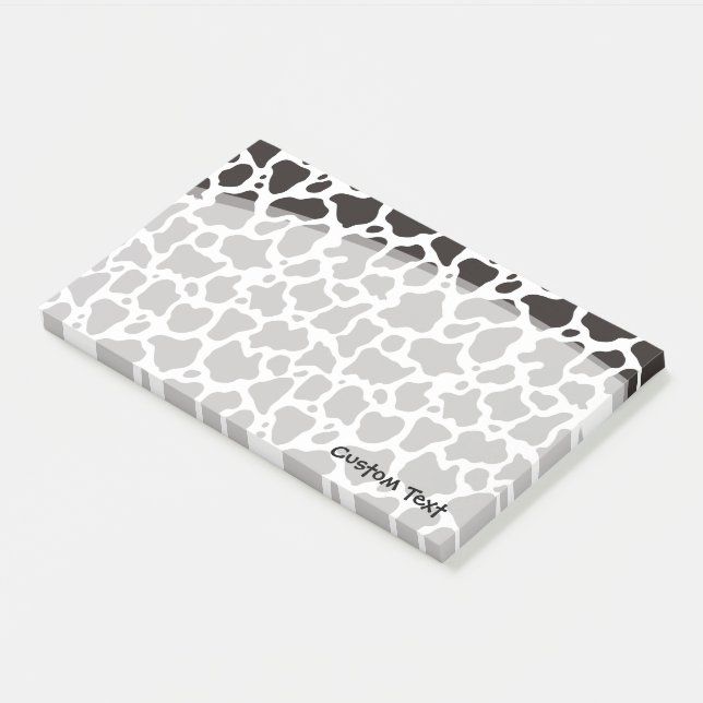 Cow Pattern Post-it Notes (Angled)