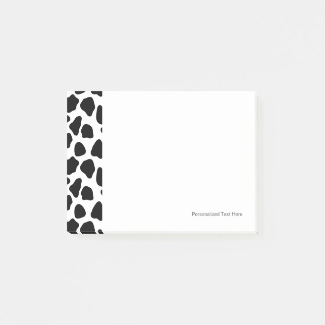 Cow pattern post-it notes (Front)