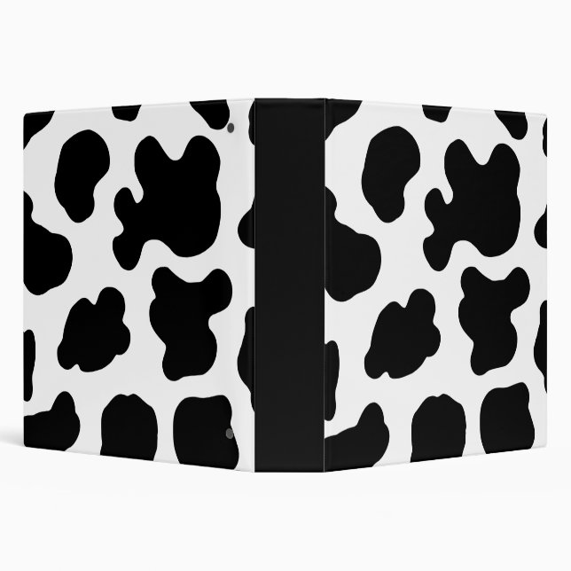 Cow Pattern Print Binder (Background)