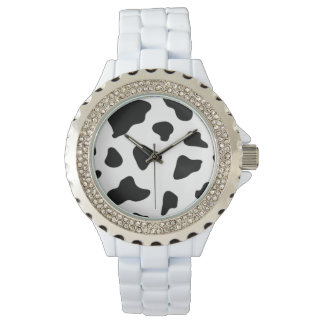 Cow Pattern Print Watch