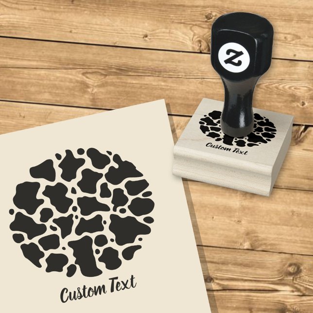 Cow Pattern Rubber Stamp (Creator Uploaded)
