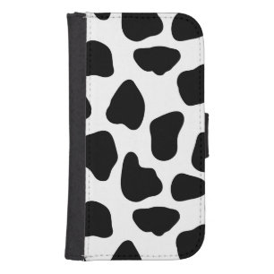 Cow pattern wallet phone case for samsung galaxy s4
