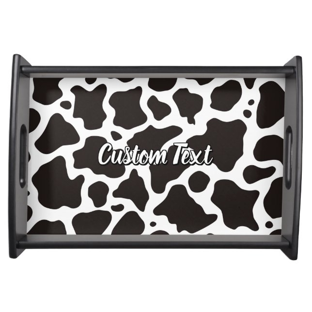 Cow Pattern Serving Tray (Front)