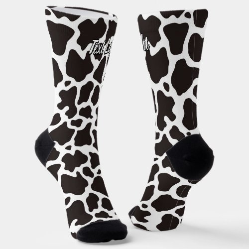 Cow Pattern Socks