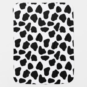 Cow pattern swaddle blanket