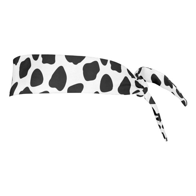 Cow pattern tie headband (Rotate 90)
