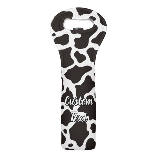 Cow Pattern Wine Bag (Front)