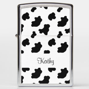 Cow Pattern Zippo Lighter