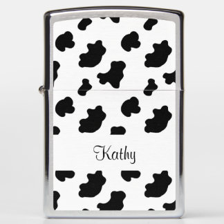 Cow Pattern Zippo Lighter