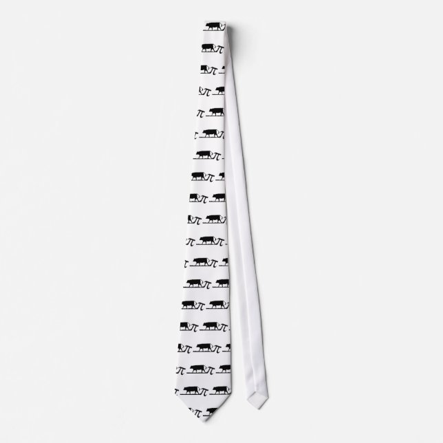 Cow Pi Neck Tie (Front)