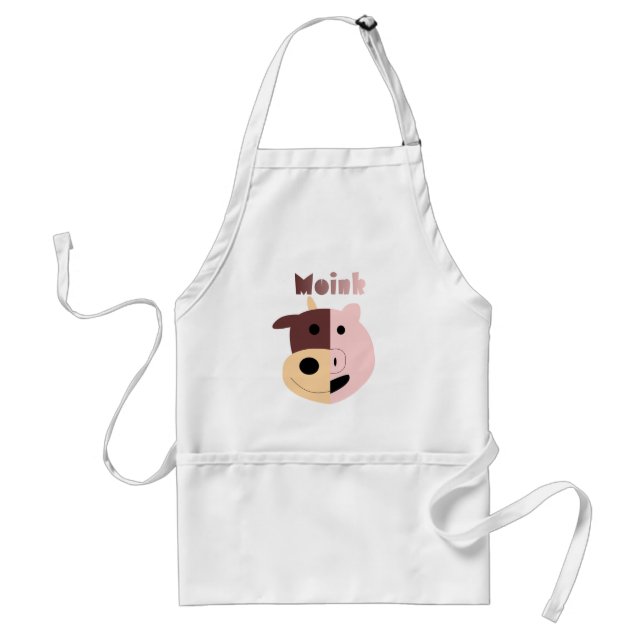 Cow + Pig = Moink apron (Front)