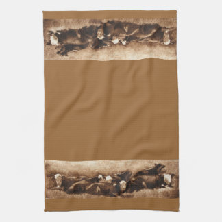 Cow Pile Kitchen Towel