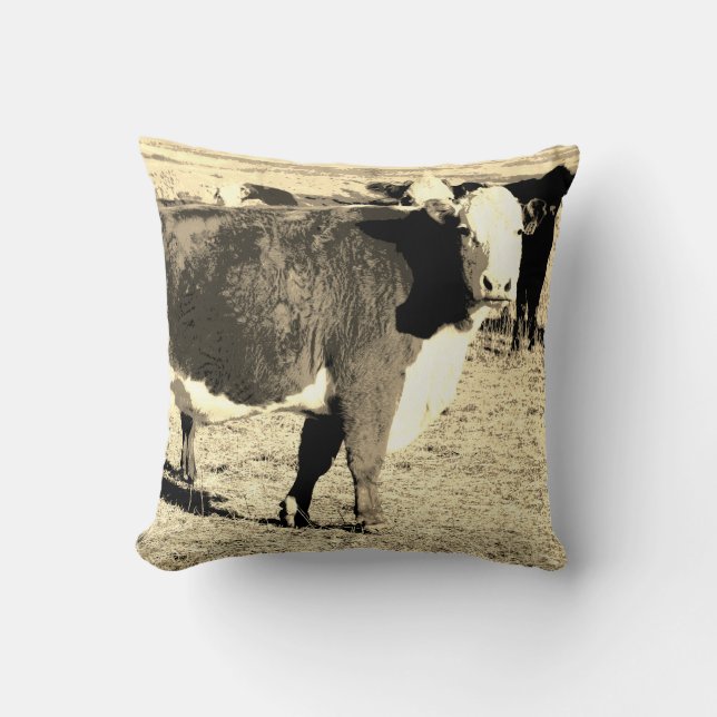 cow pillow original art (Front)
