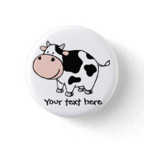 Cow Pinback Button
