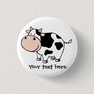 Cow Pinback Button