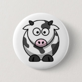 cow pinback button