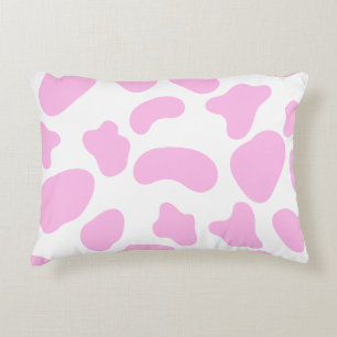 Cow Pink Accent Pillow