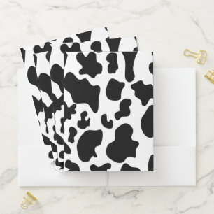 Cow Pocket Folder