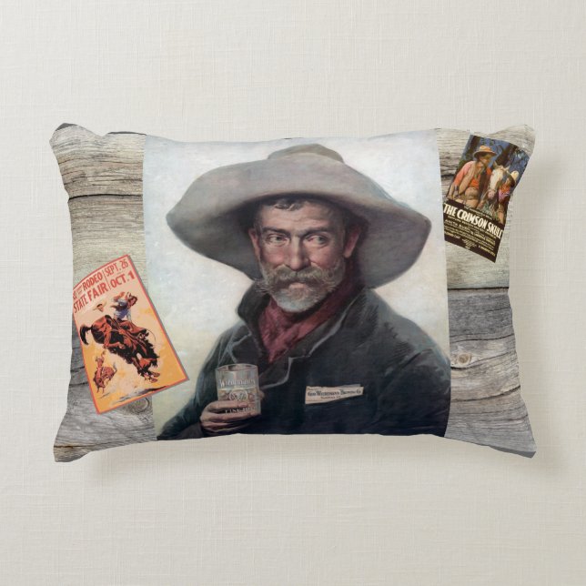 "Cow Pokes" Accent Pillow (Front)